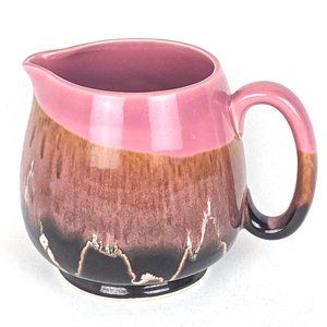 Vintage Pink & Brown 24 oz Pitcher or Large Creamer